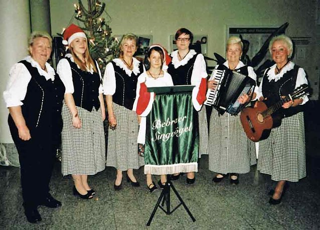 Bild: Beste Advents- und Weihnachtsgr&uuml;&szlig;e der Bebraer Singv&ouml;gel