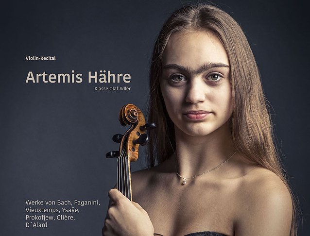Bild: iolin-Recital  mit Weimarer Musiksch&uuml;lerin  Artemis-Emmanuela H&auml;hre