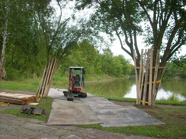 Bild: Baubeginn Parksee Sondershausen