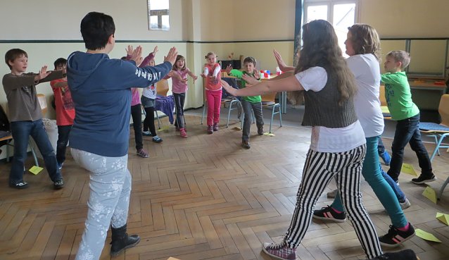 Bild: Sicherheitstraining f&uuml;r Kinder im JuST
