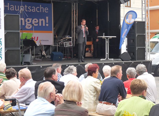 Bild: Wahlkampftour Althaus
