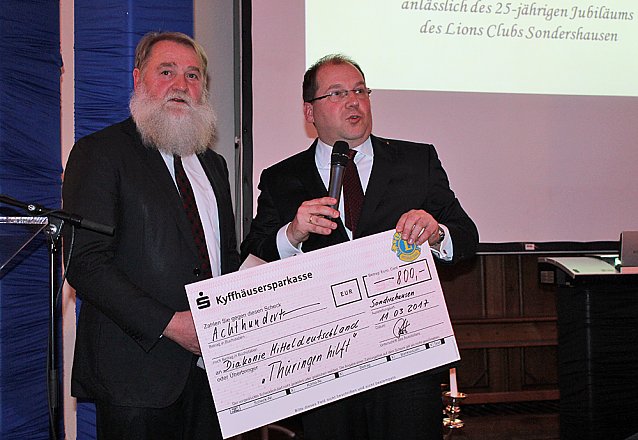 Bild:  Festveranstaltung 25 Jahre Lions Club