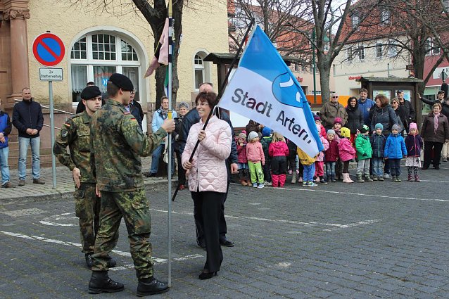 Bild: Patenschaft mit Panzerkompanie besiegelt