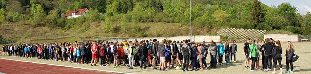 Bild: Die Leichtathleten begeisterten