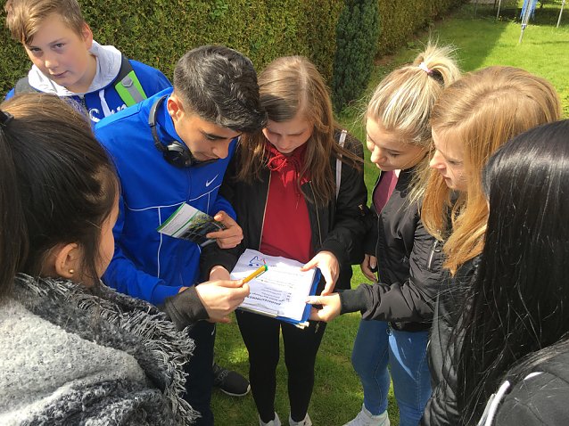 Bild: Auf Geocaching-Tour