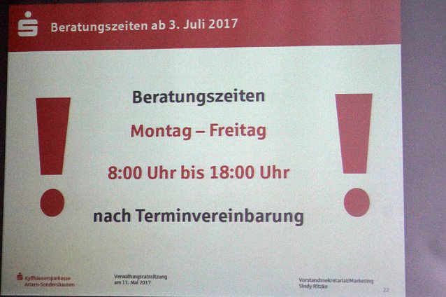 Bild: Ver&auml;nderungen im Filialnetz und in den &Ouml;ffnungszeiten