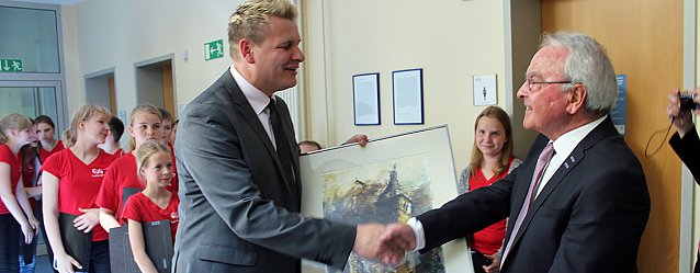 Bild: Eintrag in das Ehrenbuch der Stadt Bad Frankenhausen