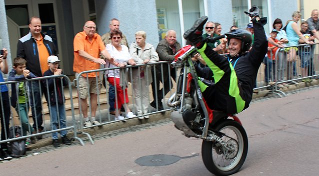 Bild: Spektakul&auml;re Stuntshow