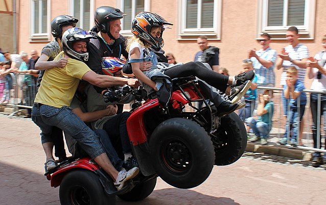 Bild: Spektakul&auml;re Stuntshow