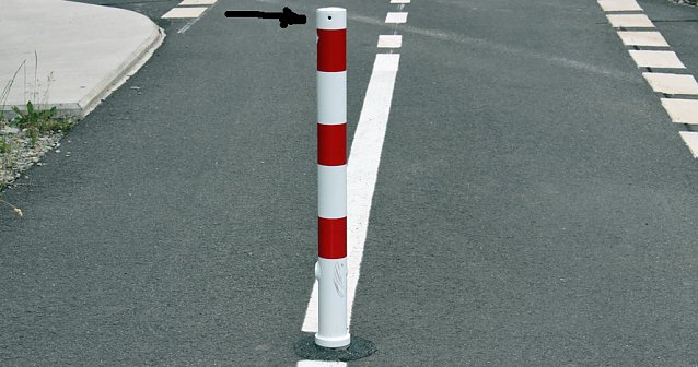 Bild: Die Probleme mit der Sicherheit am Radweg