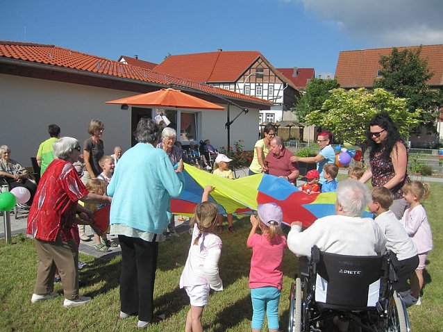 Bild: Sportfest im Haus Martha in Oldisleben