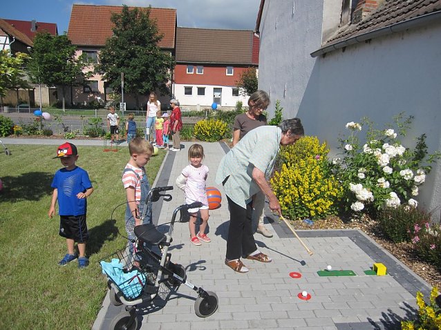 Bild: Sportfest im Haus Martha in Oldisleben