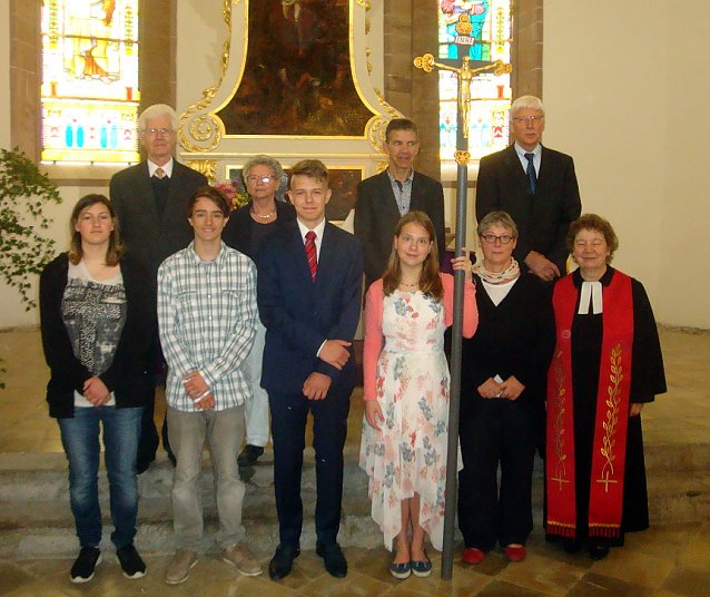 Bild: Konfirmation in der Unterkirche