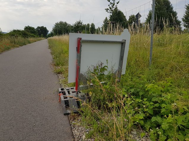 Bild: Auf dem Radweg unterwegs