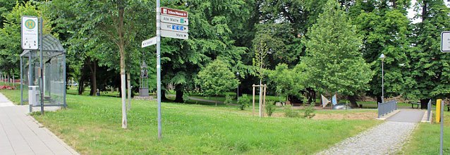 Bild: Informationstafel angeregt