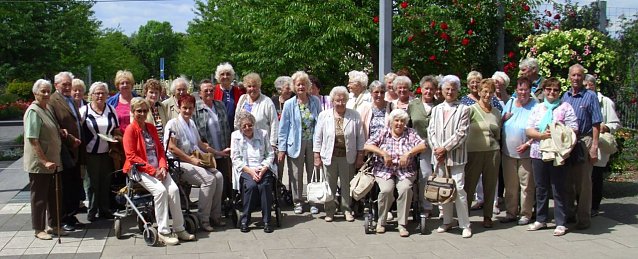 Bild: WB 4 besuchte Europa-Rosarium Sangerhausen
