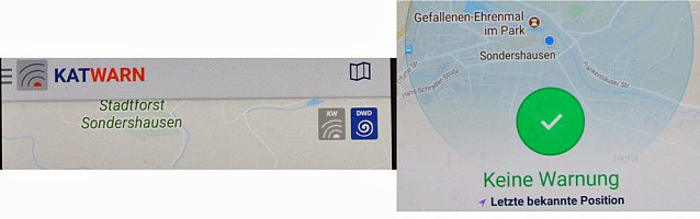 Bild: Handywarnservice und Ministerbesuch