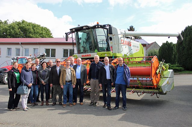 Bild: Landwirte beim Kyffh&auml;user Erntegespr&auml;ch