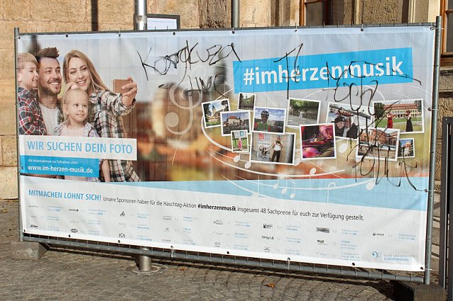Bild: Vandalismus wohin man schaut?