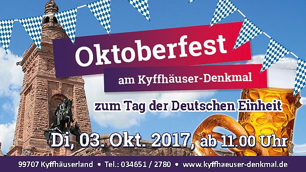 Bild: Auf zum Oktoberfest am Kyffh&auml;user-Denkmal