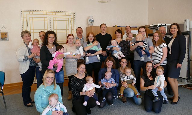 Bild: Babytreffen im Landratsamt Kyffh&auml;userkreis