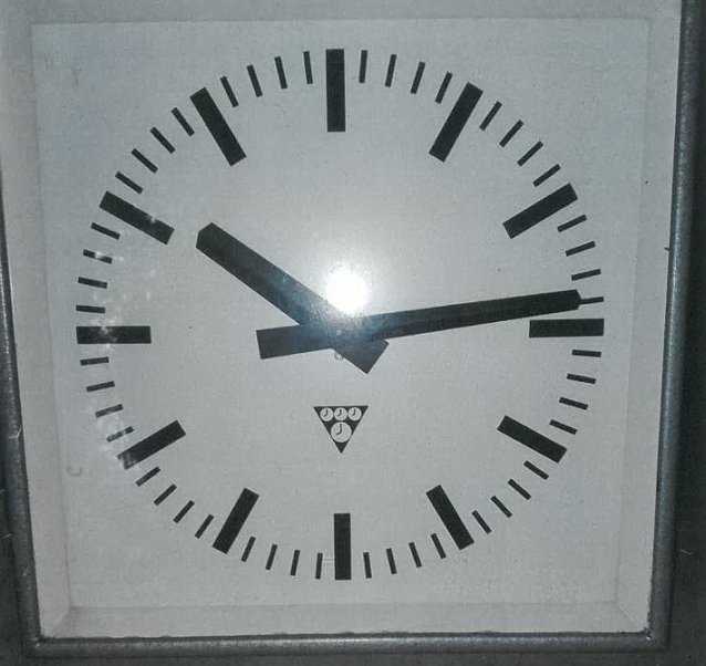 Bild: Bahnhofsuhr gefunden