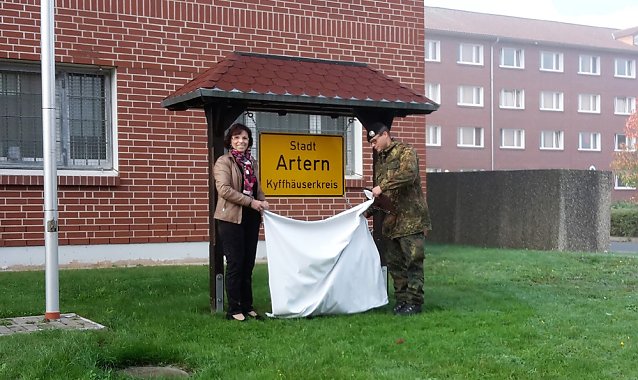 Bild: Patenschaft der Stadt Artern mit dem Panzerbataillon 393