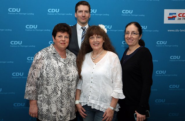 Bild: Ehrenamtliche aus dem Kyffh&auml;userkreis von CDU-Landtagsfraktion geehrt