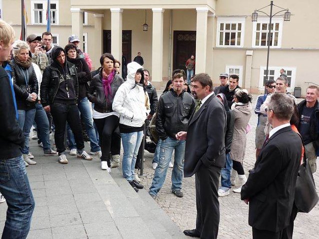 Bild: Demo f&uuml;r Atze Schirm