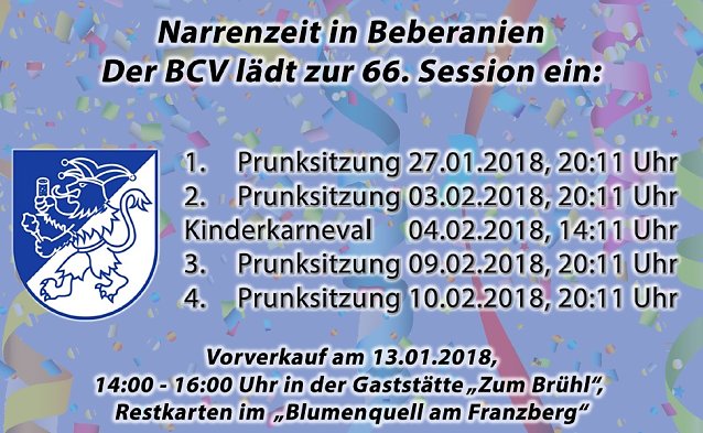 Bild: Karneval in Bebra