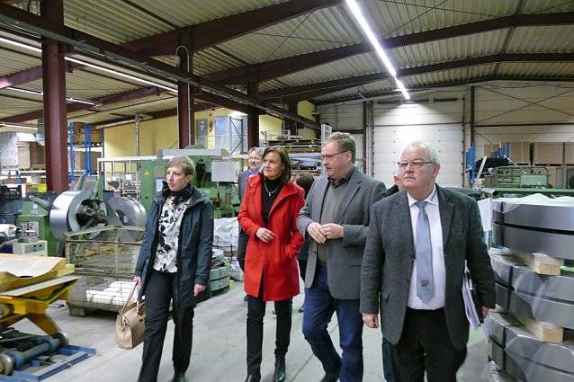 Bild: Zum Firmenbesuch in Oldisleben