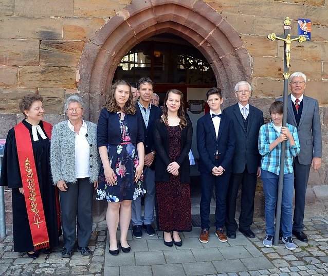Bild: Konfirmation in der Unterkirche Bad Frankenhausen