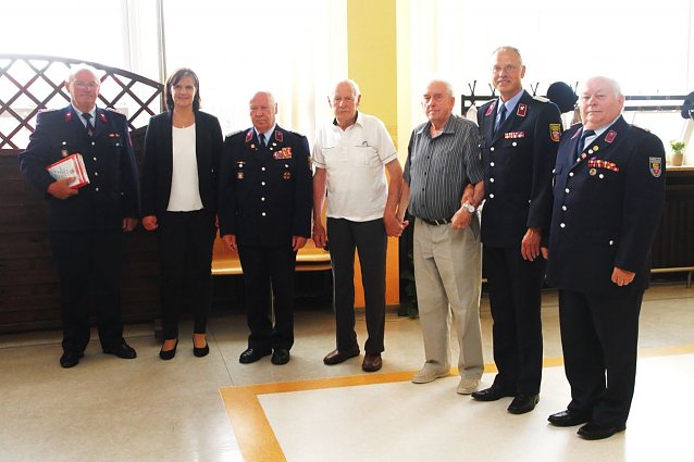 Bild: 25 Jahre Alterskameraden der Feuerwehr.