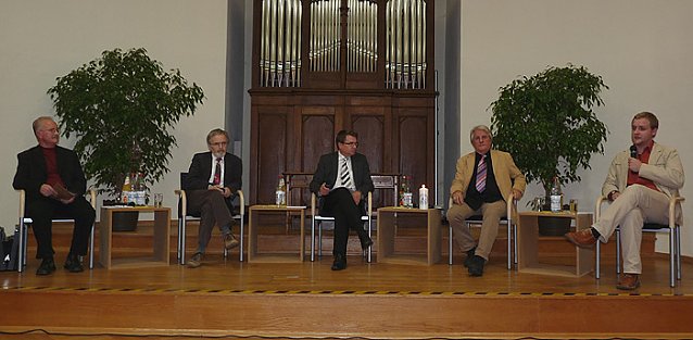Bild: Podiumsdiskussion 20 Jahre Mauerfall