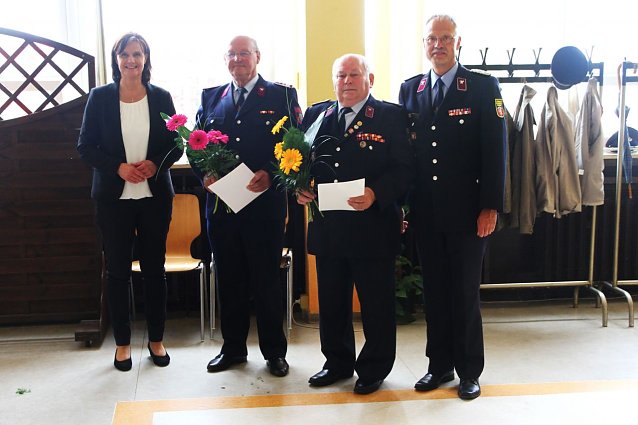 Bild: 25 Jahre Alterskameraden der Feuerwehr.
