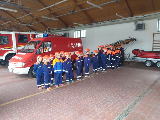Bild: Ausbildungstag Jugendfeuerwehr