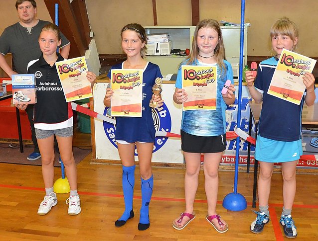 Bild: Erfolgreiche Frankenh&auml;user Badmintontalente