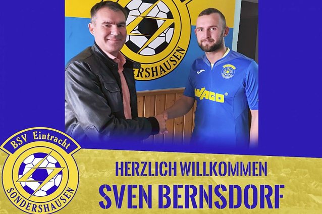Bild: Neuzugang Sven Bernsdorf von Union M&uuml;hlhausen