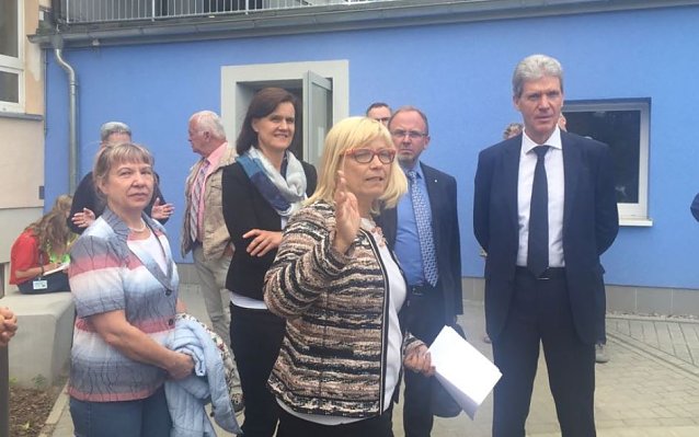 Bild: Bildungsminister Holter besucht TGS Oldisleben