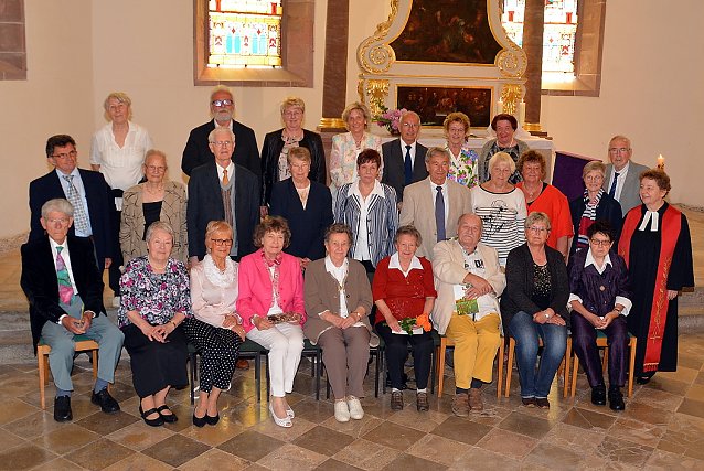 Bild: Jubelkonfirmation in der Unterkirche Bad Frankenhausen