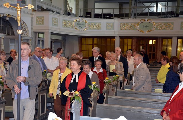 Bild: Jubelkonfirmation in der Unterkirche Bad Frankenhausen