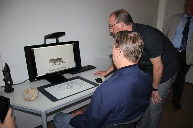Bild: Ramelow bei 3D-Schilling in Oberspier
