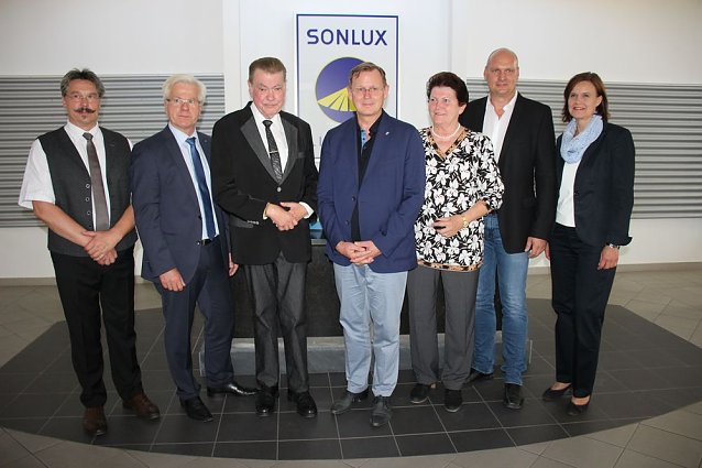 Bild: Ramelow bei Sonlux in Sondershausen