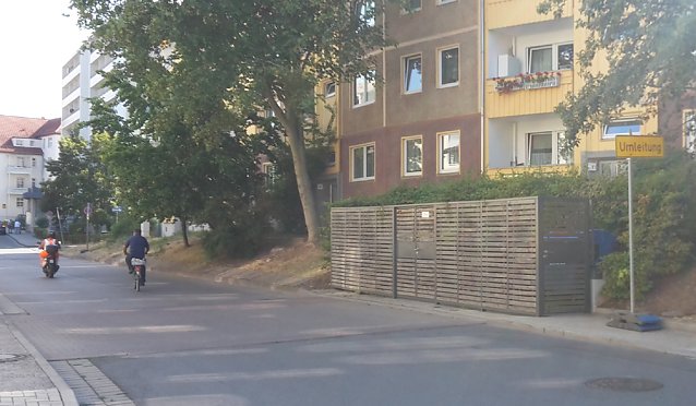 Bild: Parkpl&auml;tze eingeschr&auml;nkt