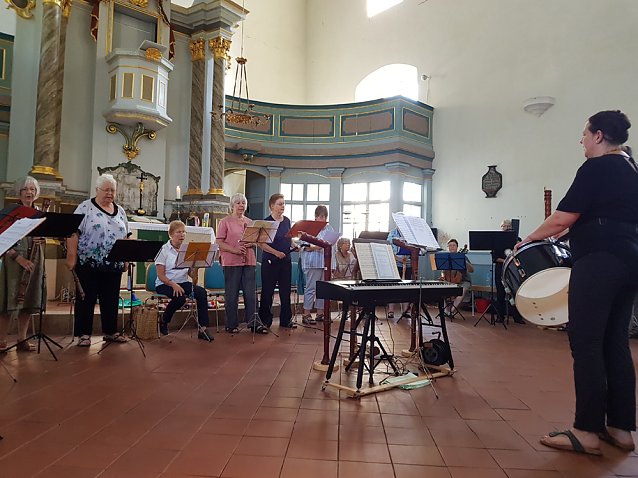 Bild: Abschlussmusizieren in der Laurentiuskirche