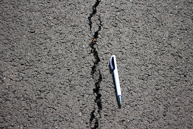 Bild: Sch&auml;den am Unstrut-Werra-Radweg