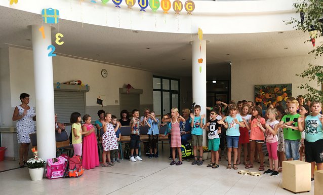 Bild: Schuleinf&uuml;hrung im F&ouml;rderzentrum
