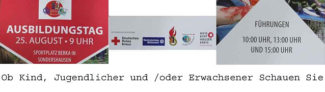 Bild: Schnuppern beim Ausbildungstag der Hilfsorganisationen