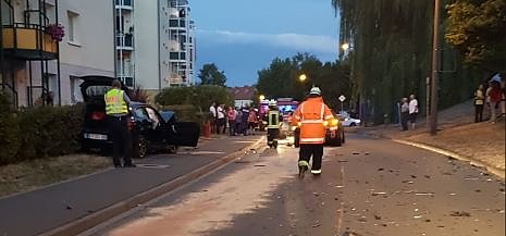 Bild: Unfall in der Borntalstra&szlig;e