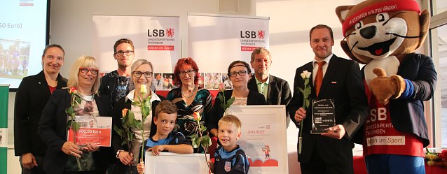 Bild: Ehrung des VfB Oldisleben und TGS Oldisleben